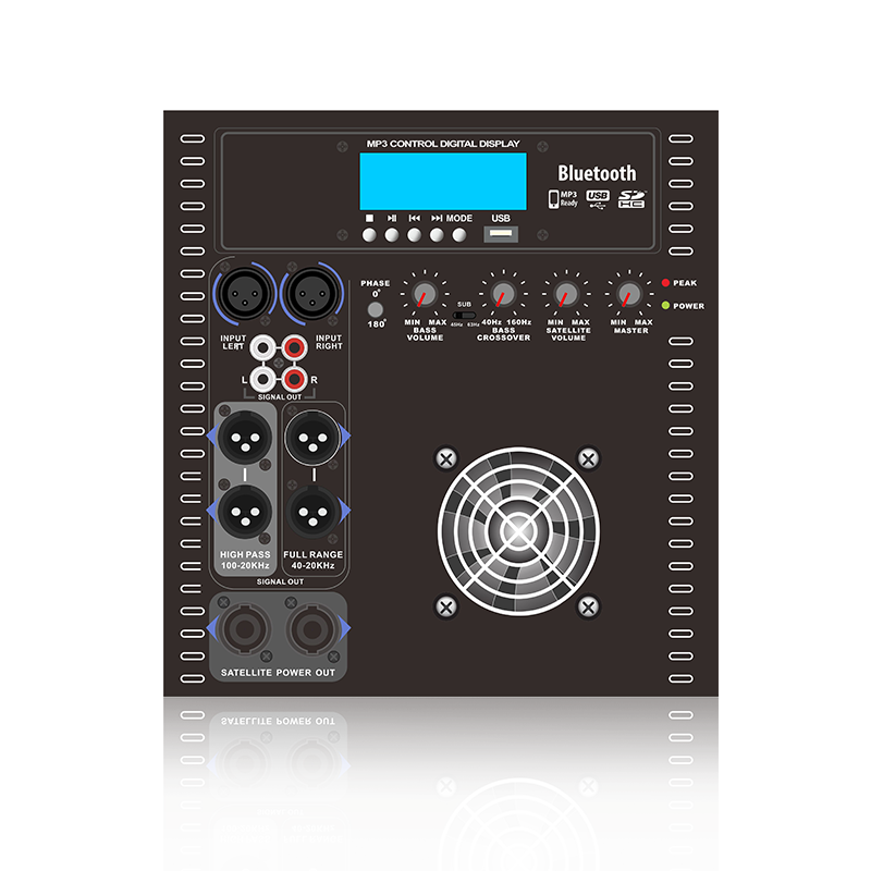 PL28SUB-6-1.1: Nalilipat na Bass Boost Frequency at Mga Napipiling Output Mode 1.1 Channel Line Array Speaker Functional Module