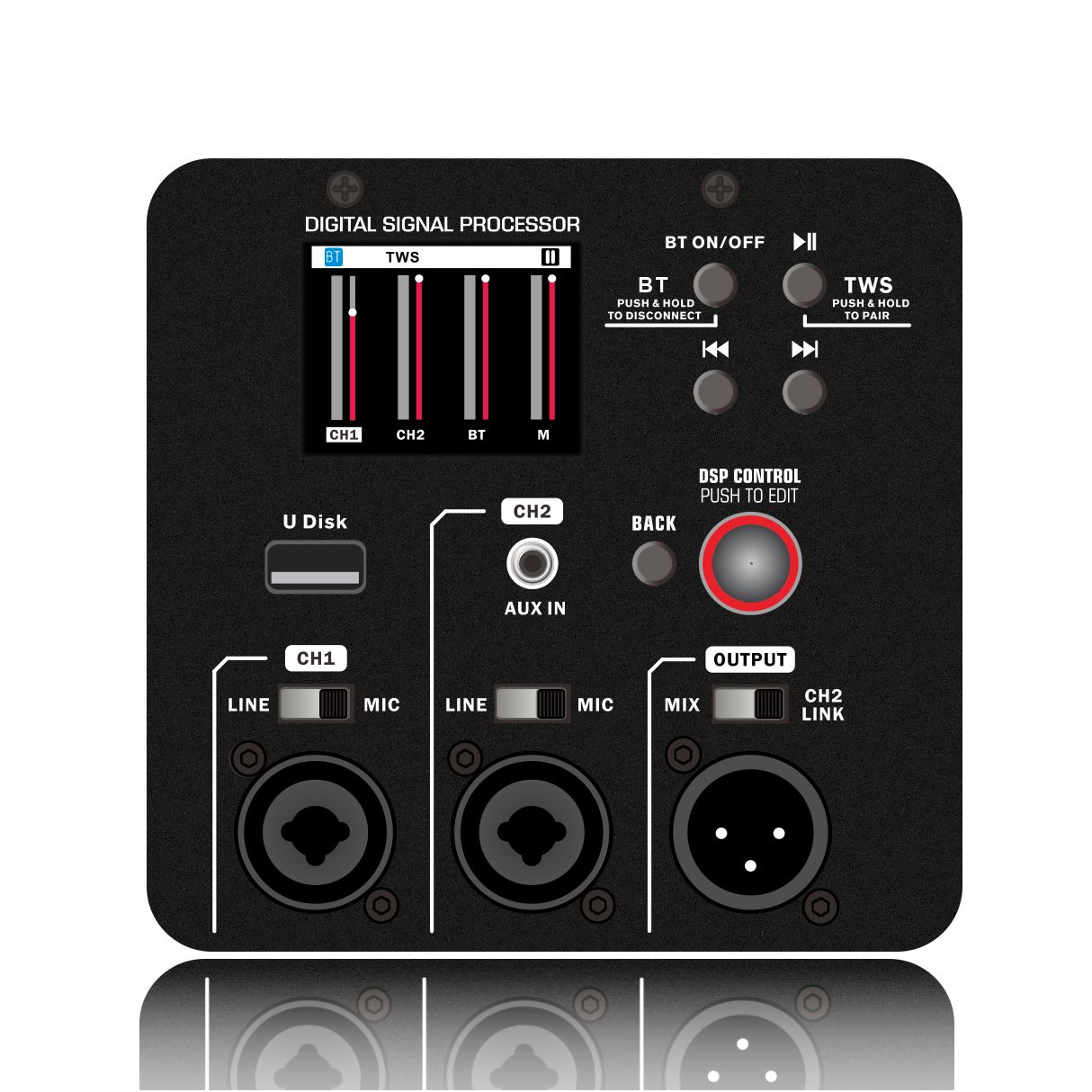 DSP2501 Full-range na Active Speaker Amplifier