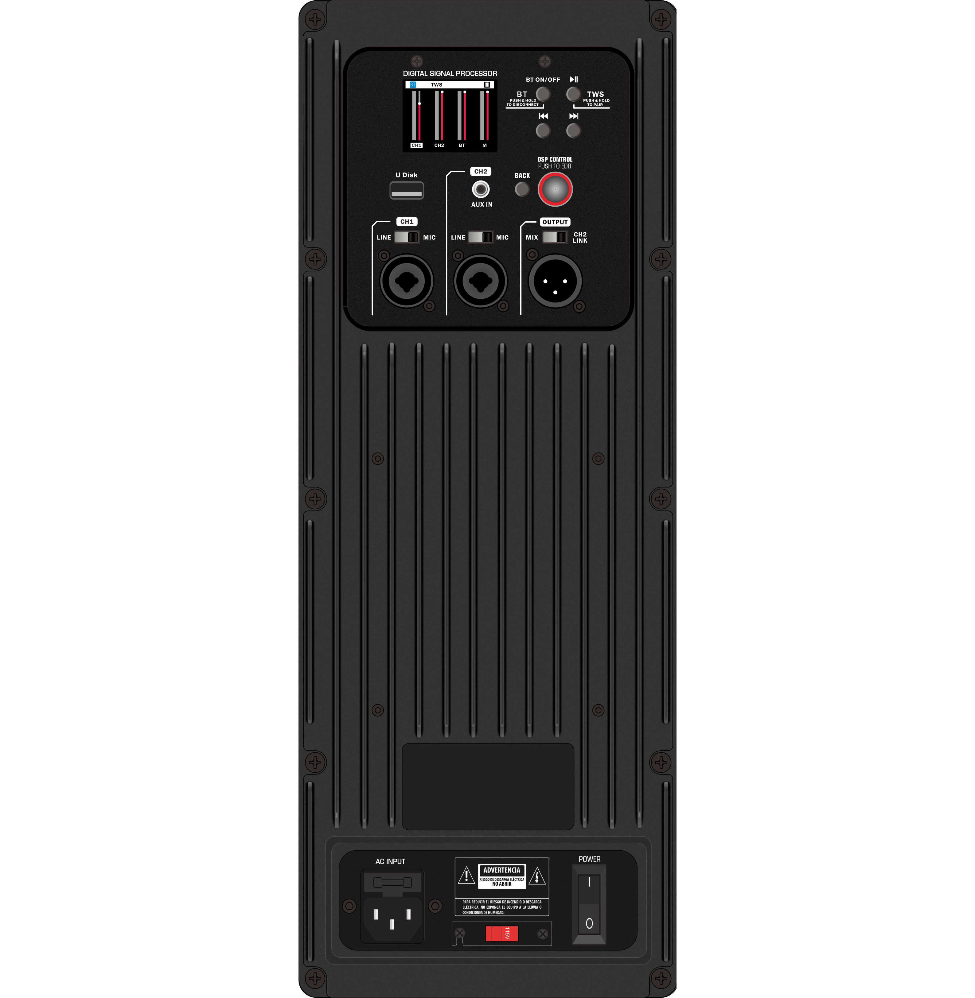 DSP2501 Full-range na Active Speaker Amplifier