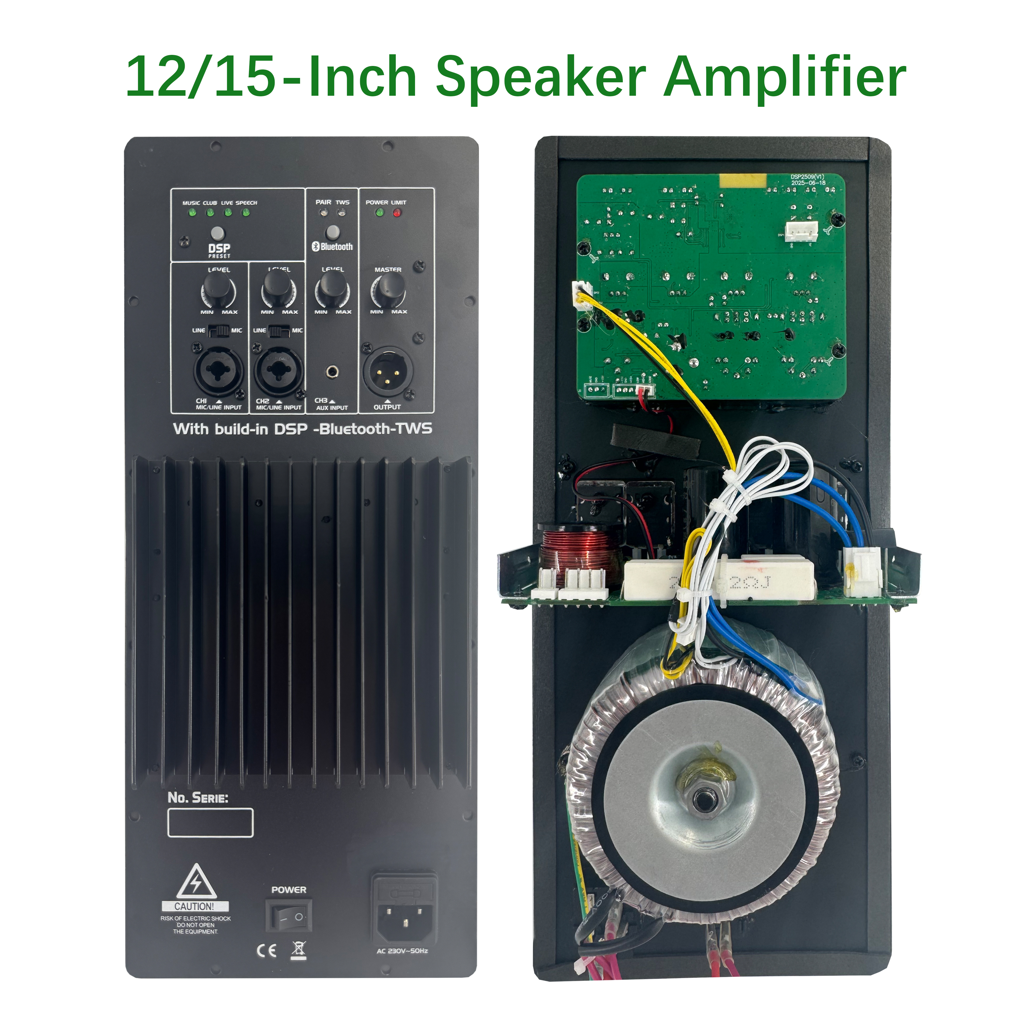 DSP2509 High Cost-performance Multi-function Class AB Amplifier na may DSP